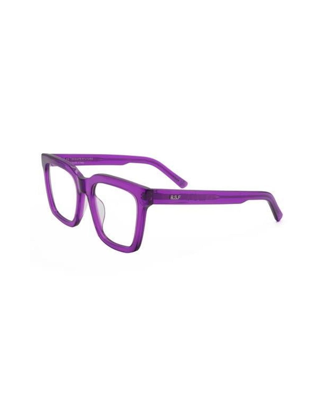Retrosuperfuture Purple 58Mm Square Optical Glasses
