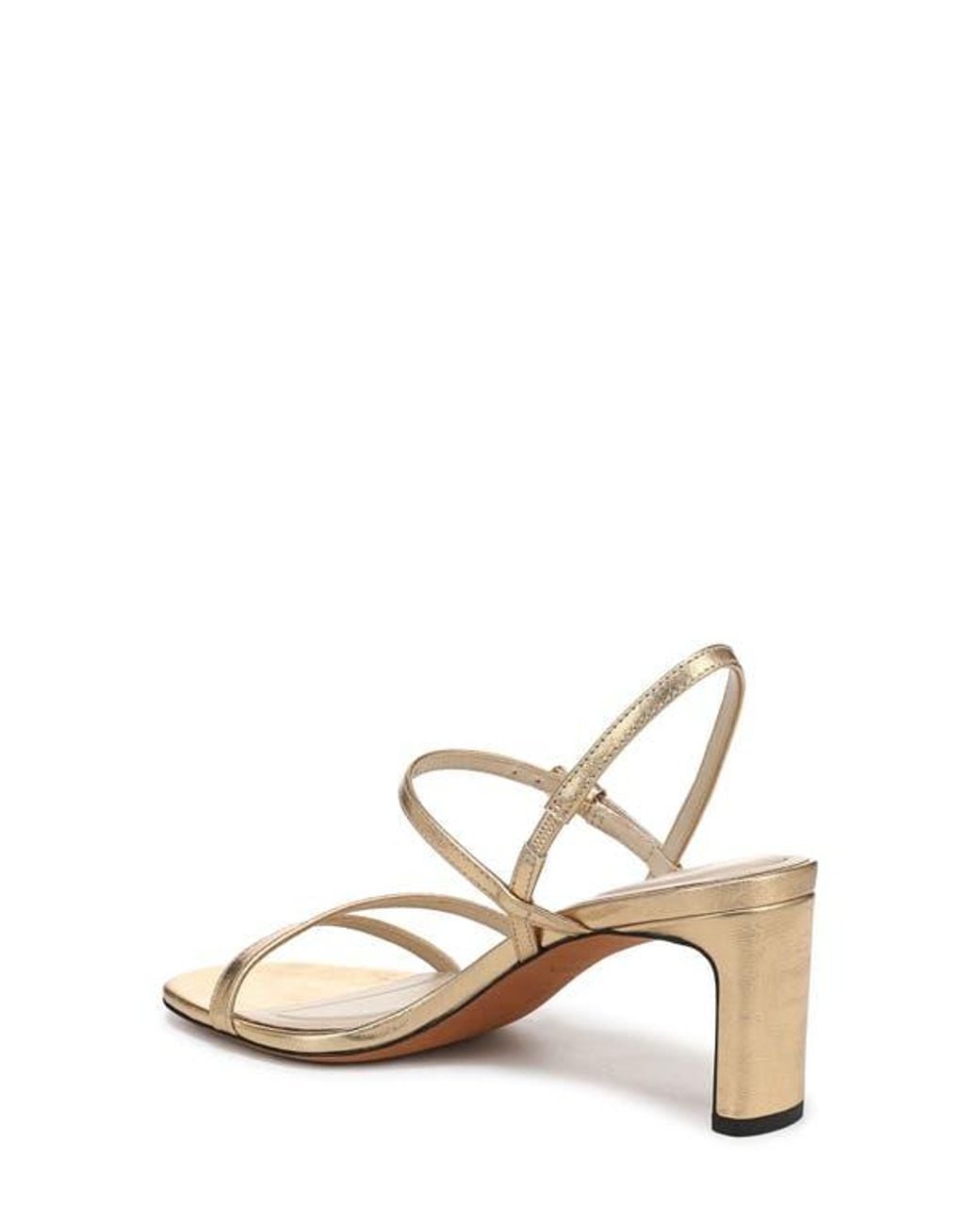 Vince Metallic Marcella Ankle Strap Sandal