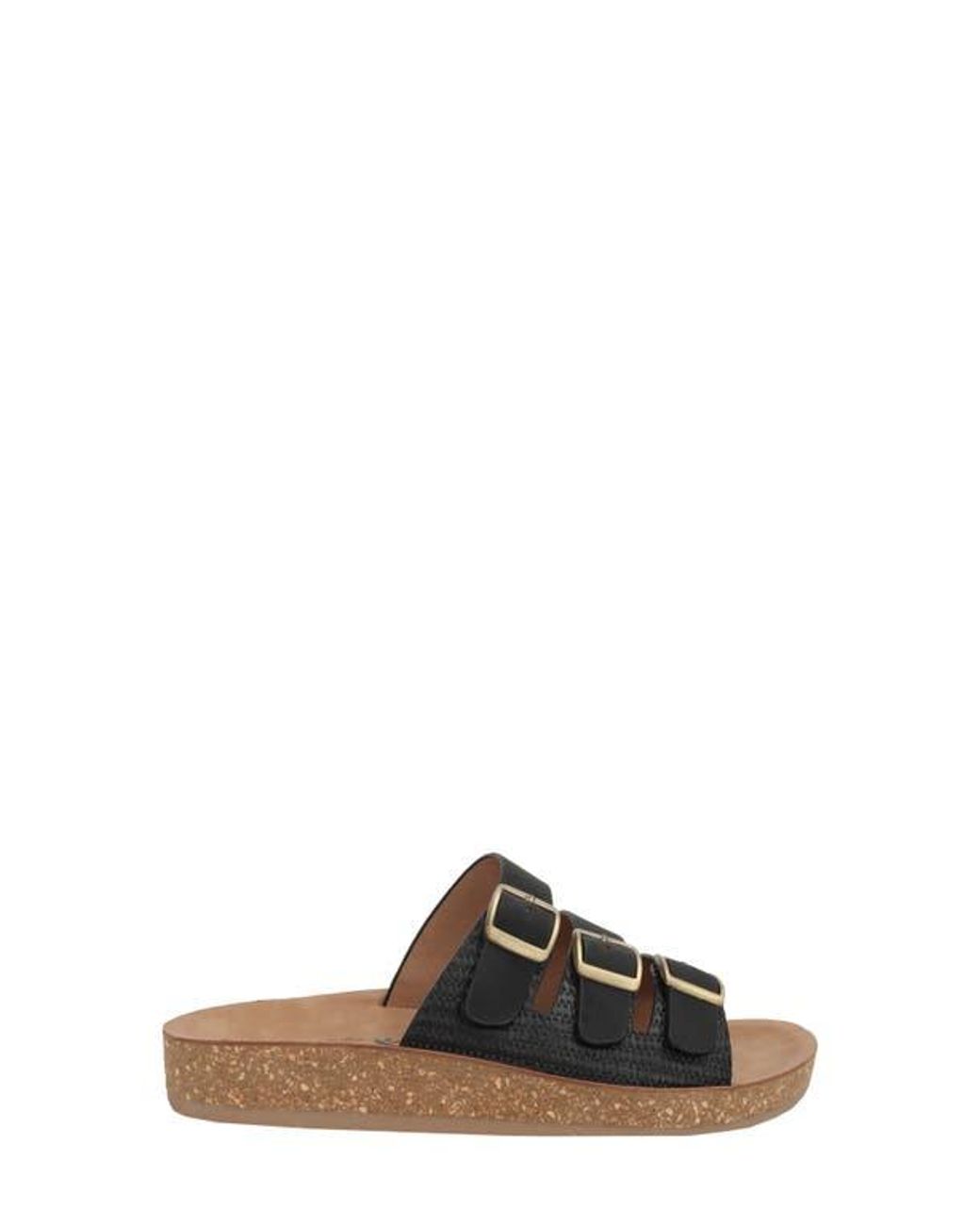 Seven7 Brown Triple Strap Sandal