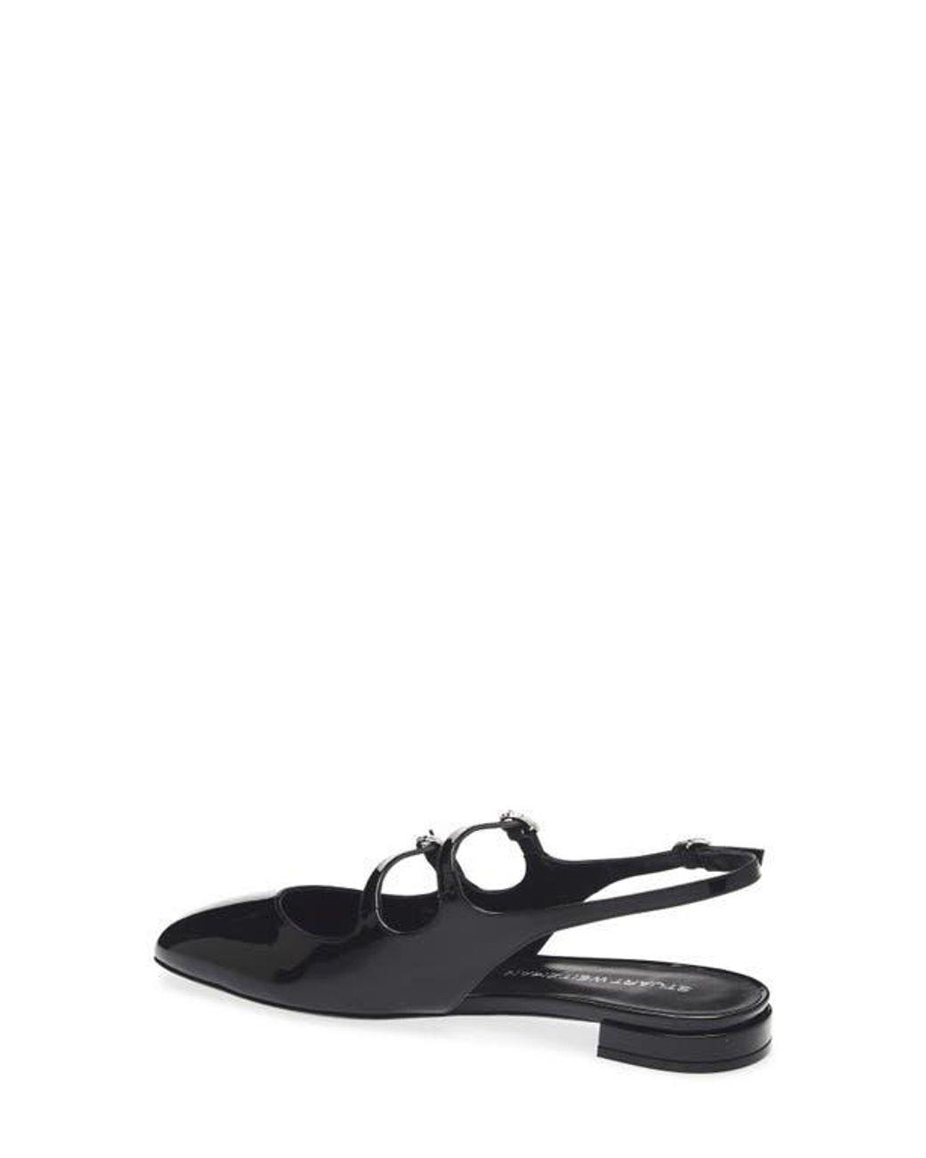Stuart Weitzman Black Claris Slingback Mary Jane