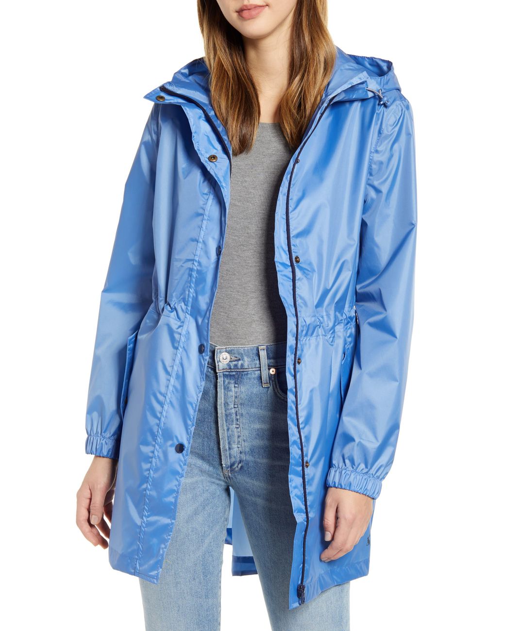 Joules Waterproof Packaway Raincoat, Blue - Save 6% - Lyst