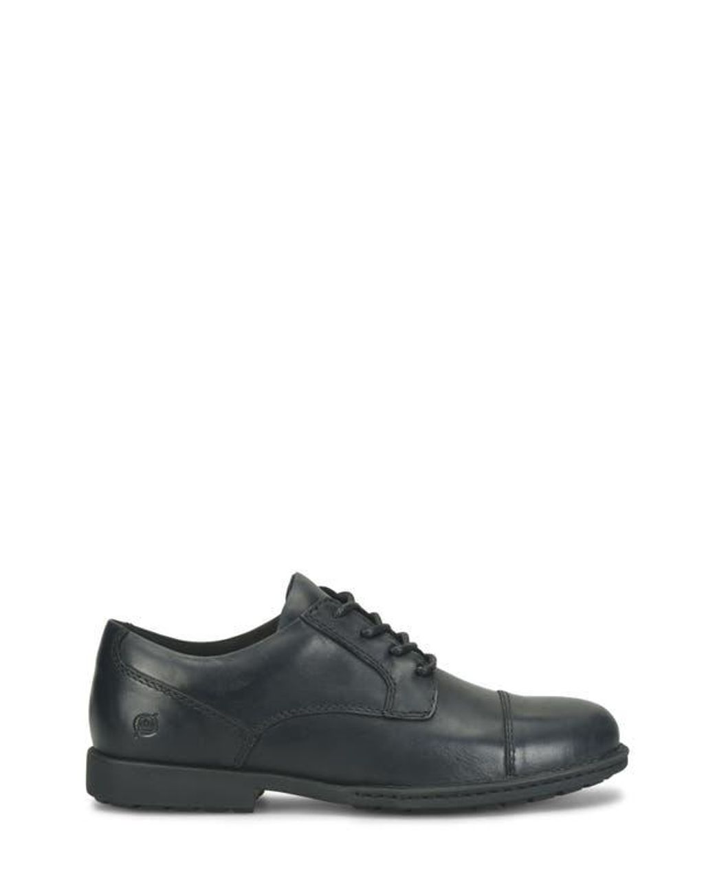 Børn Black Sebastian Leather Cap Toe Derby for men