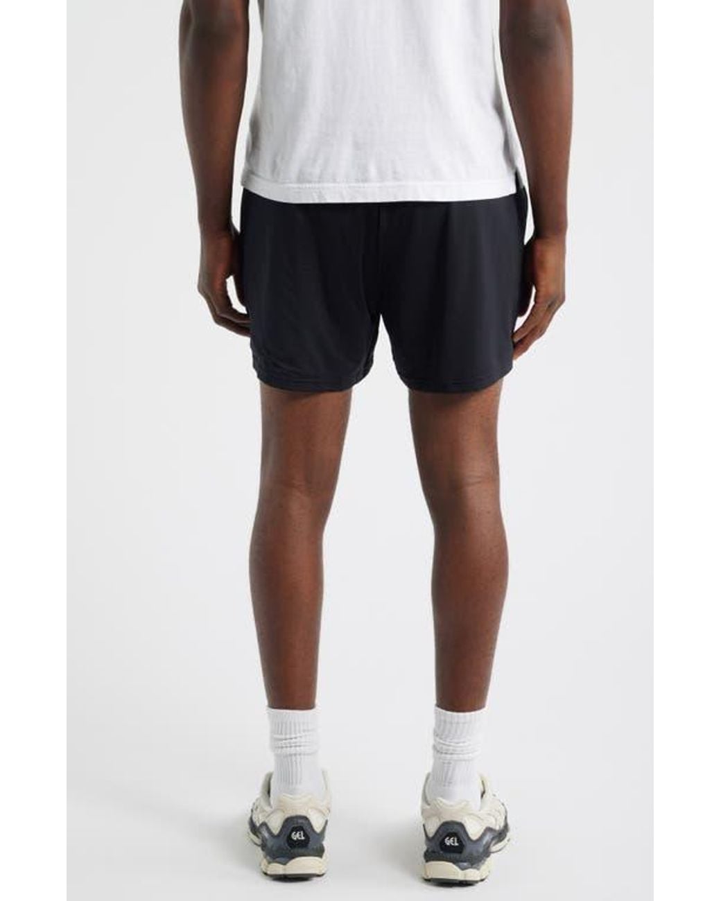 24/7 Black Dna Performance Mesh Shorts for men