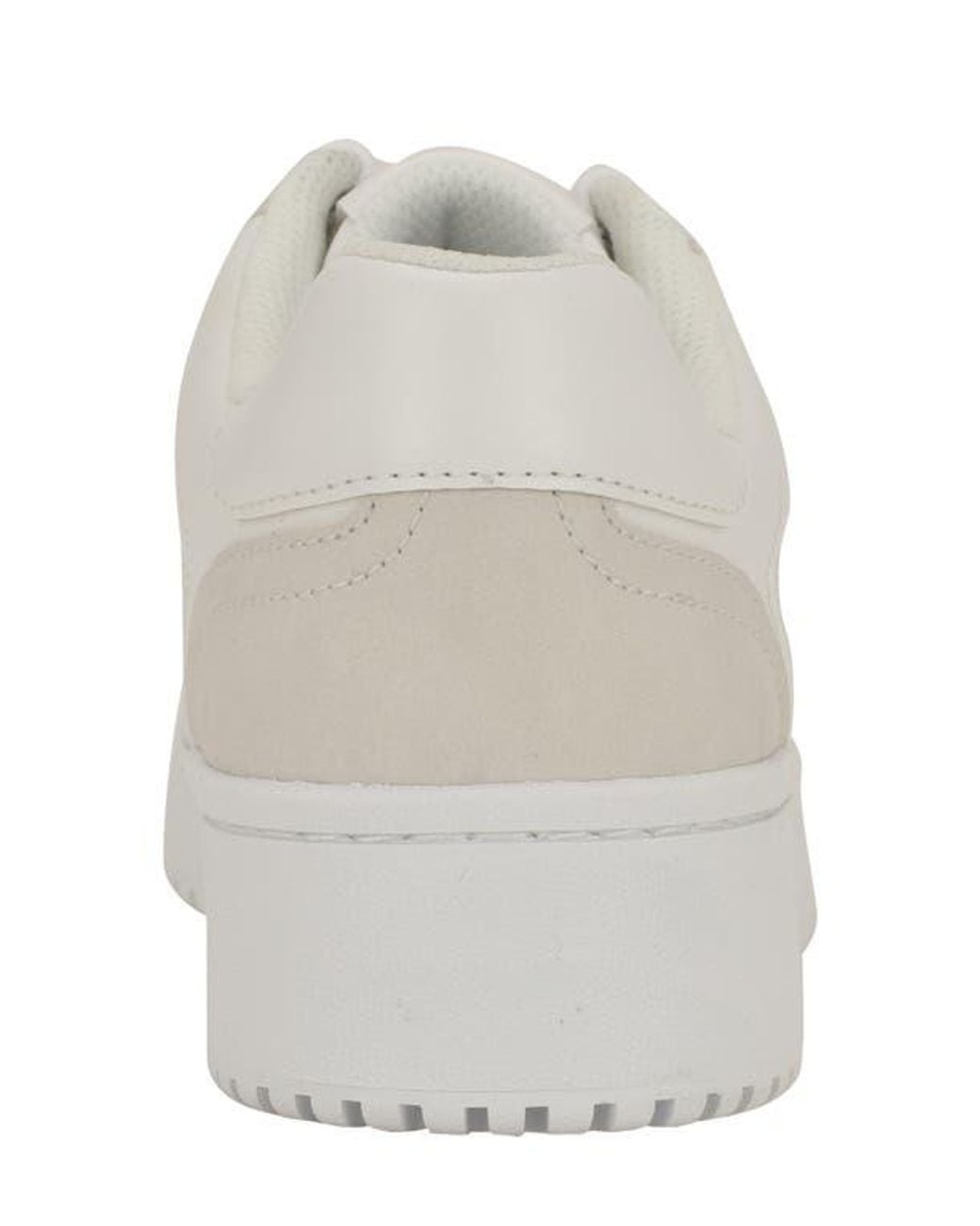 Calvin Klein White Adryen Lace-up Sneakers
