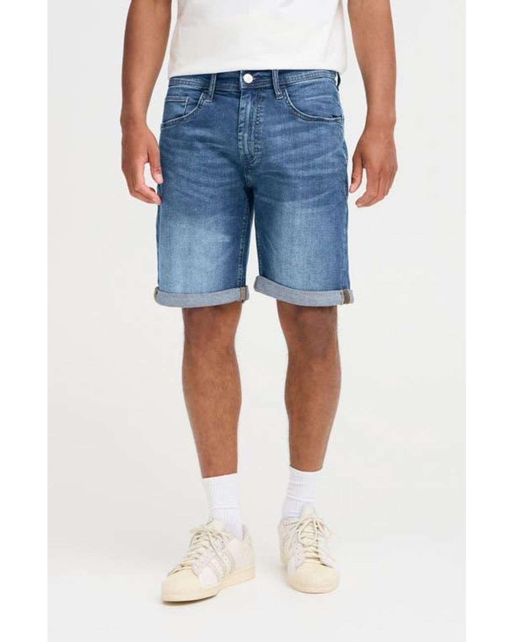 Blend Blue Regular Fit Shorts for men