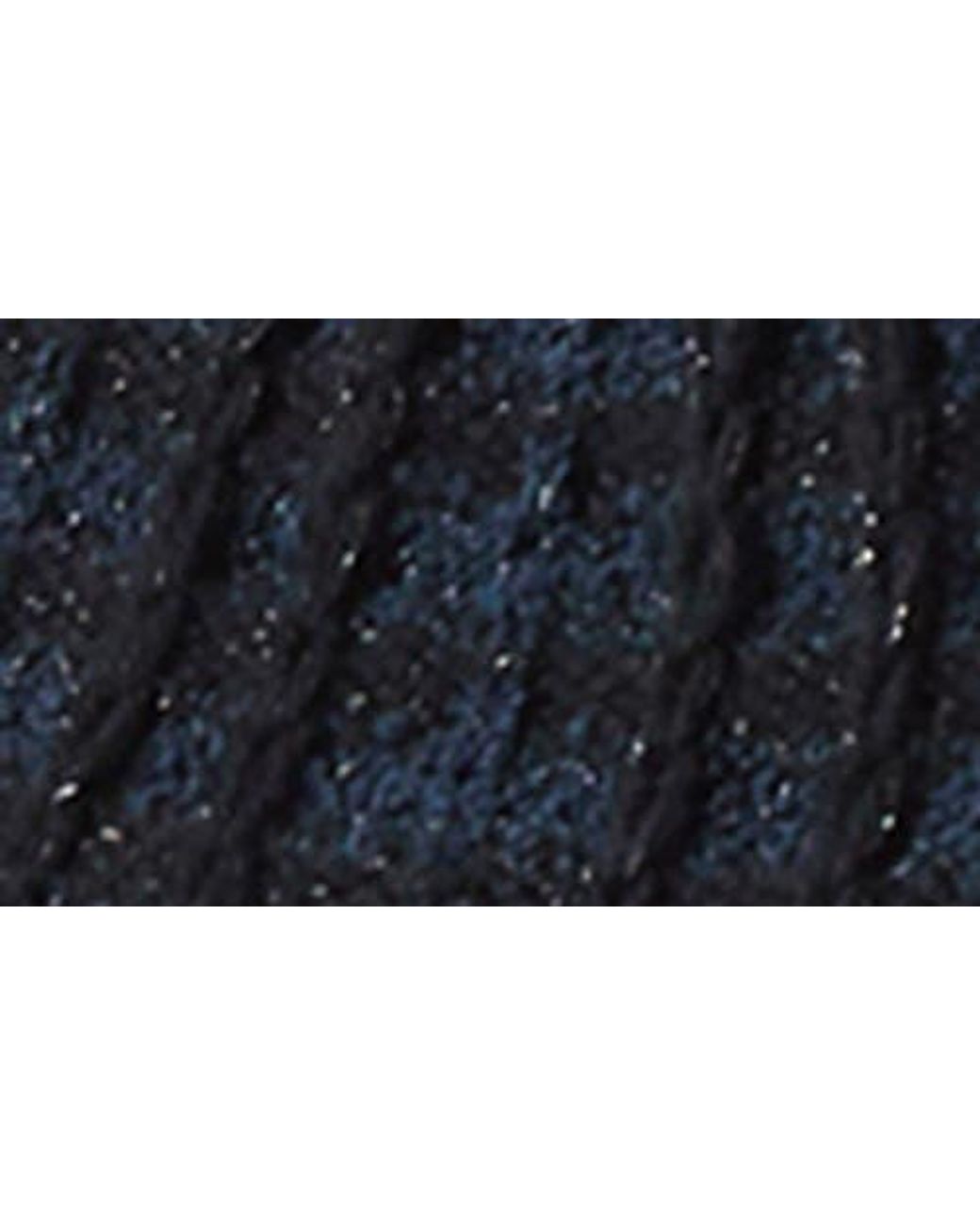 L.K.Bennett Blue Millie Metallic Fluffy Cardigan