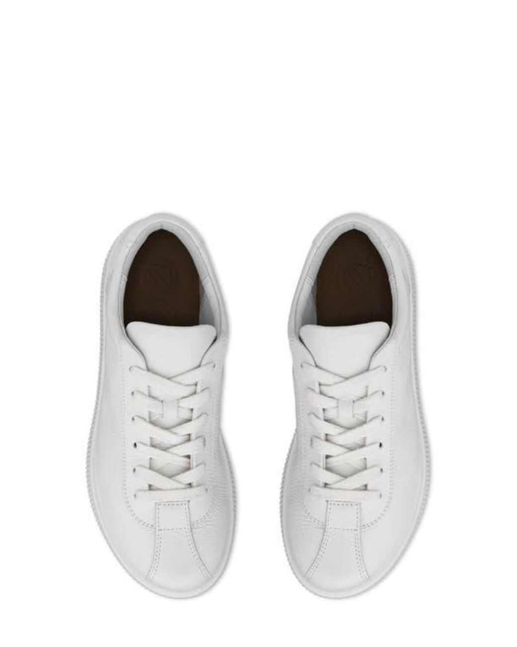 Ecco White Soft Zero Sneaker