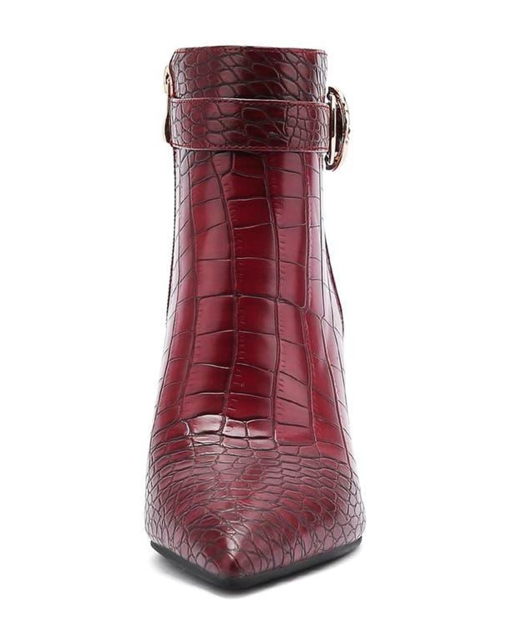 Ninety Union Purple Groovy Croc Embossed Boot