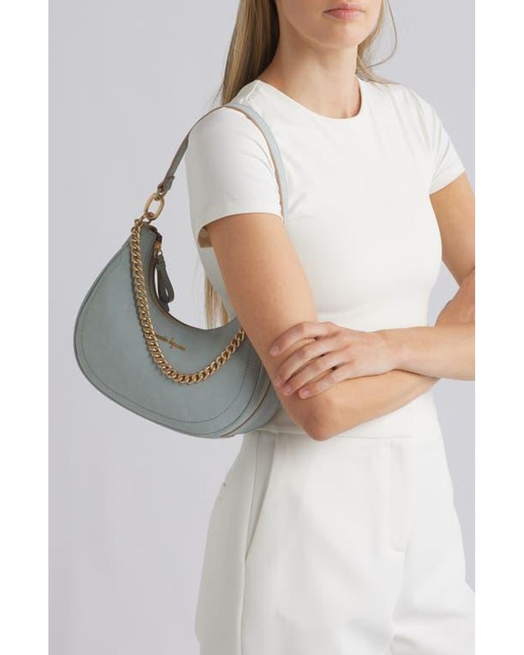Nanette Lepore Florentina Crescent Shoulder Bag in Blue Lyst