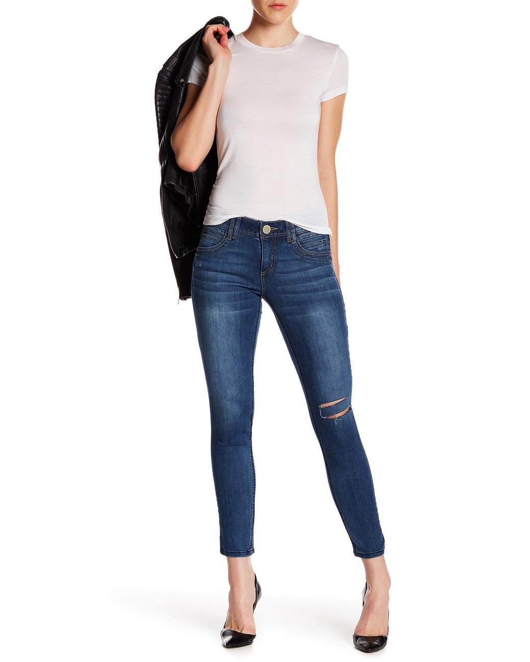 Democracy jeans ab technology freedom top ankle length