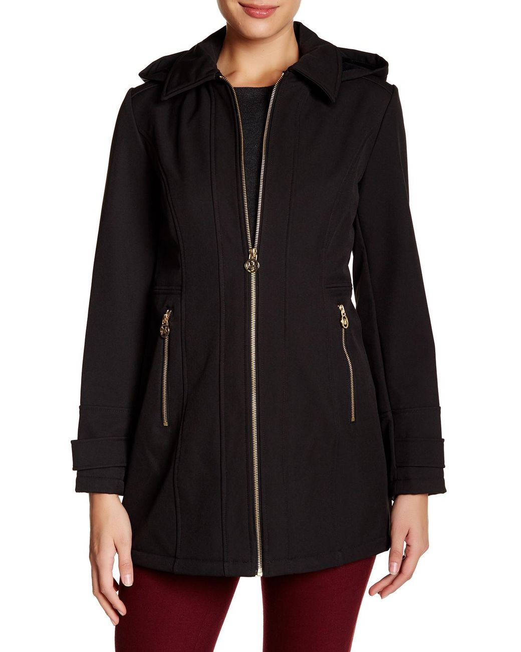 Michael kors missy hooded coat best sale