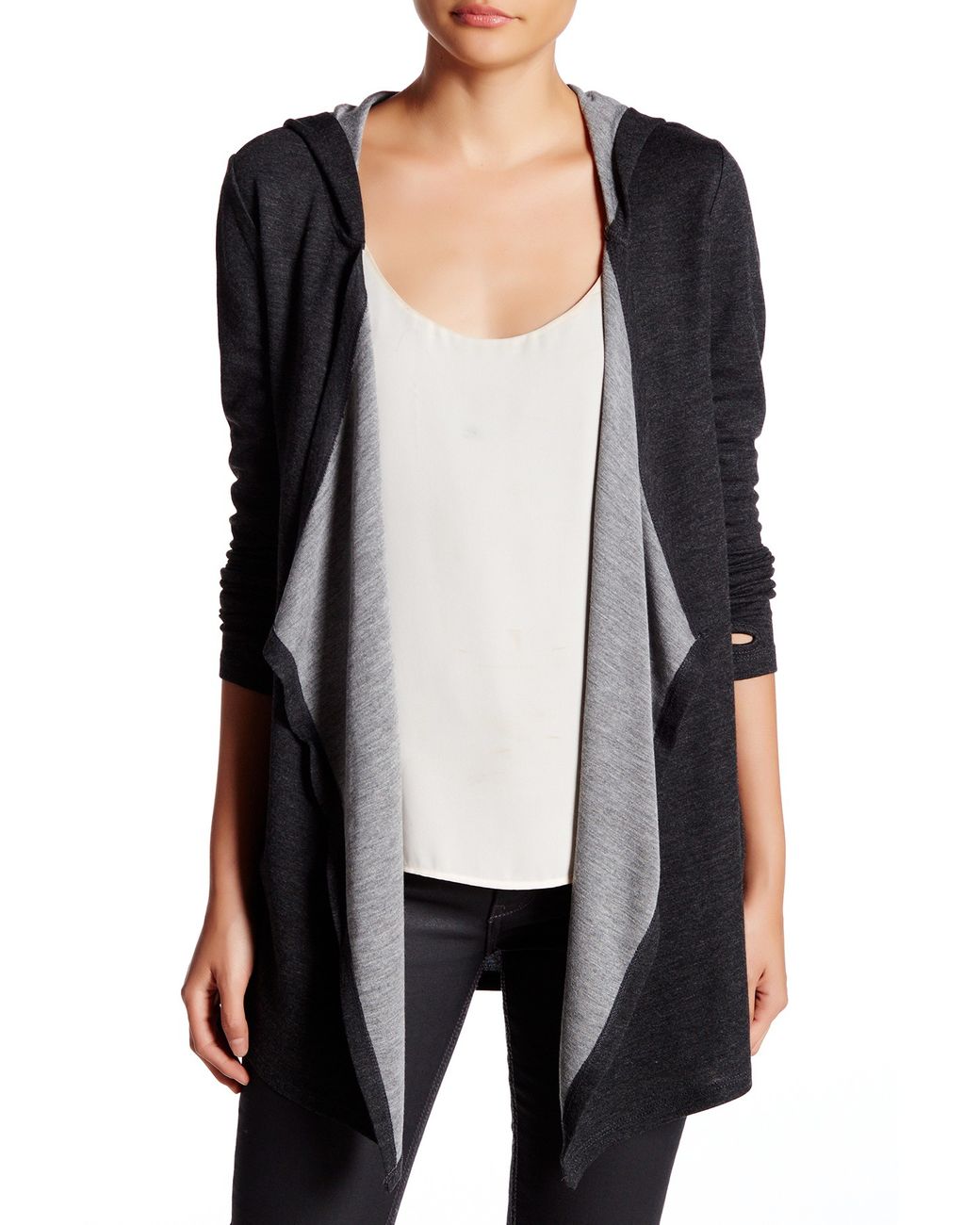 Cable and gauge black best sale cardigan
