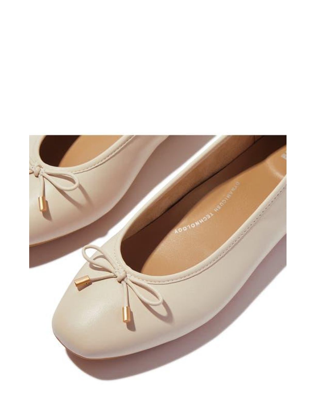 Fitflop Natural Delicato Ballet Flat