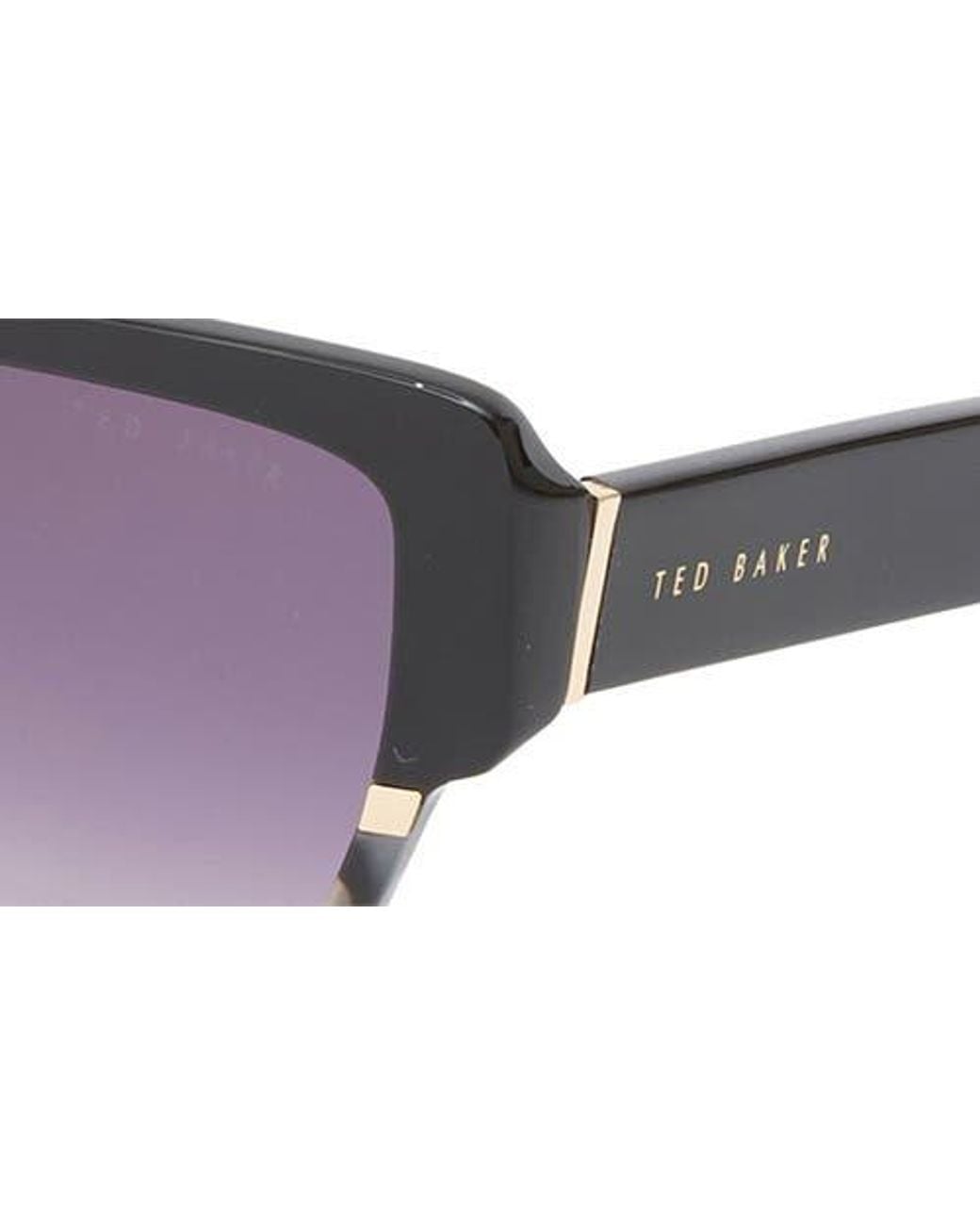 Ted Baker Black 56Mm Square Sunglasses
