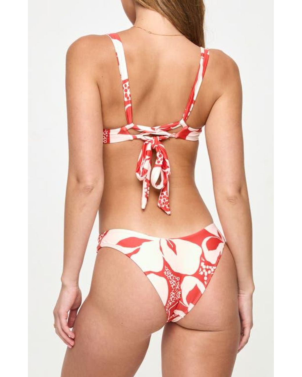 LSPACE Pink Mako Underwire Bikini Top