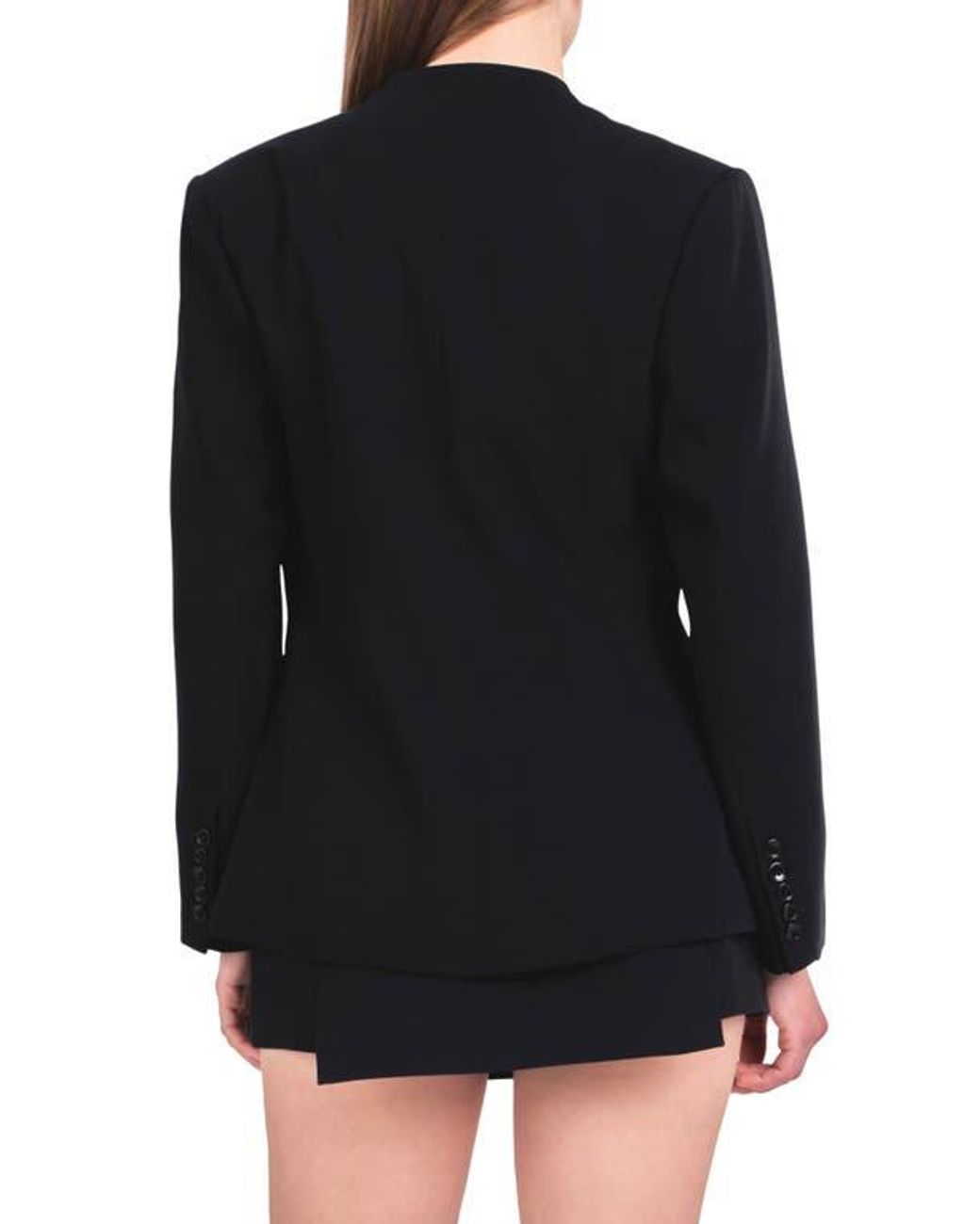 Endless Rose Black Fitted Sash Blazer