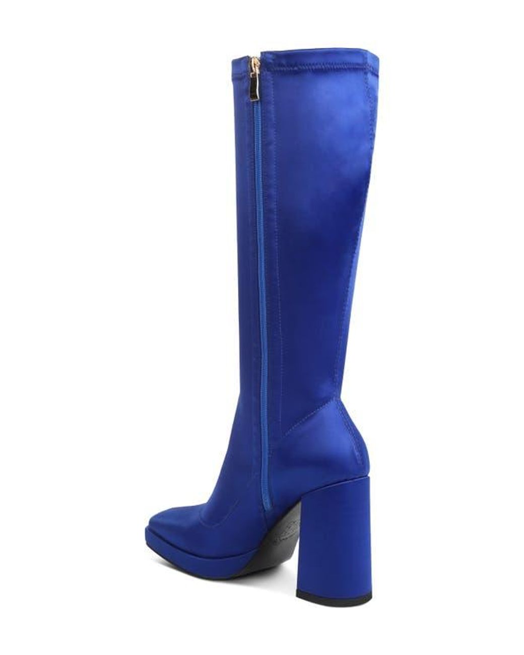Rag & Co Blue Presto Knee High Boot