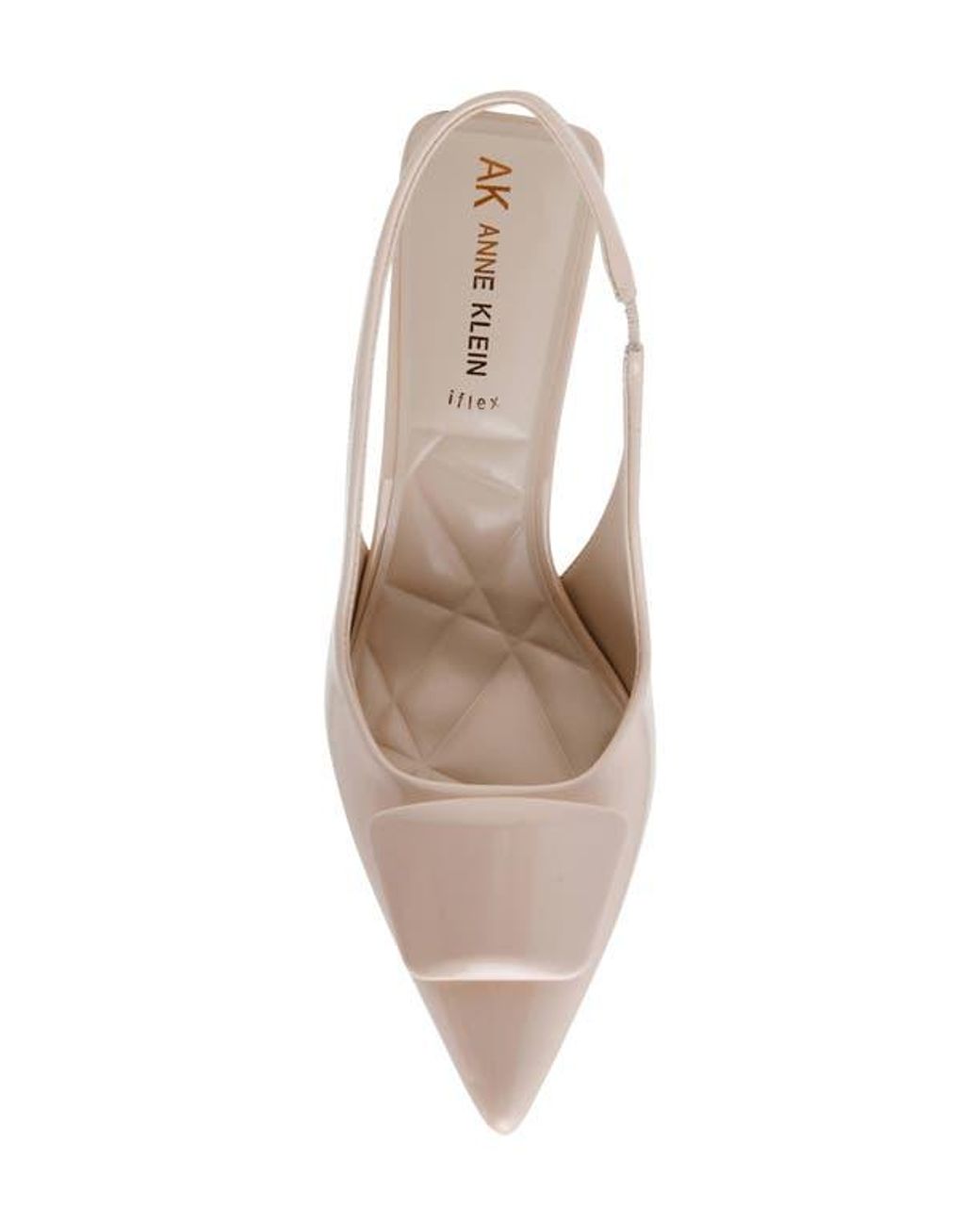 Anne Klein White Ilani Slingback Pump