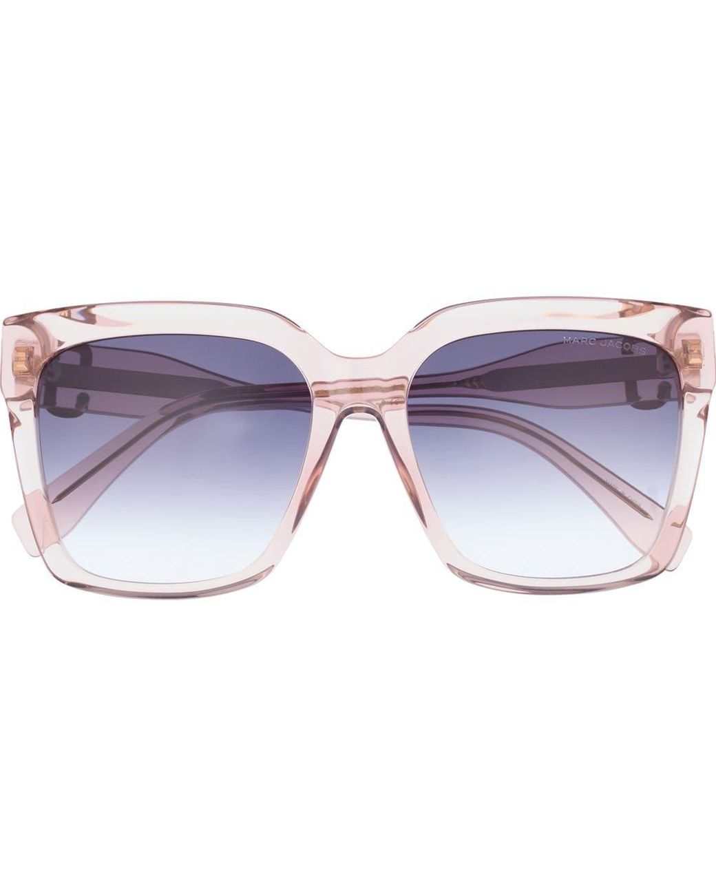 Marc Jacobs Purple 53Mm Gradient Rectangular Sunglasses
