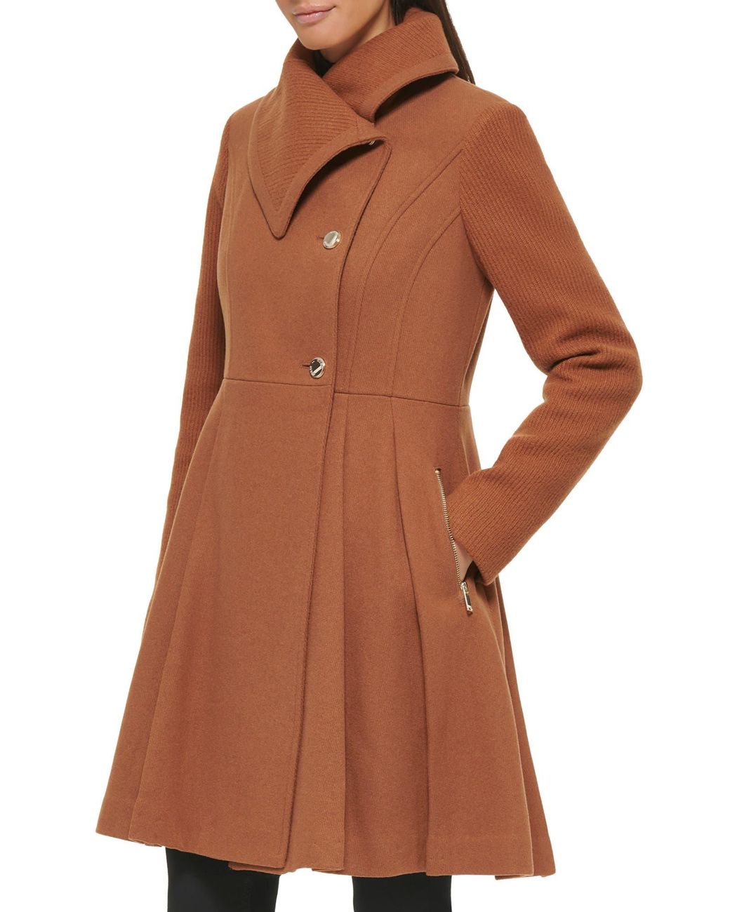 Guess skirted hotsell coat