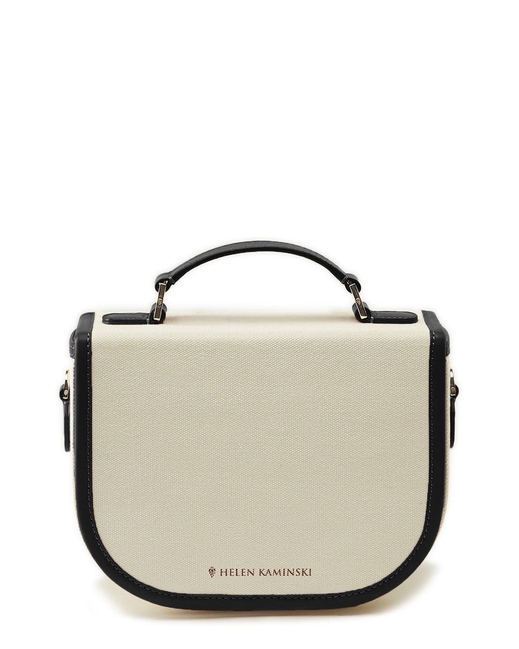 Helen Kaminski Canvas & Leather Shoulder Bag in Metallic Lyst