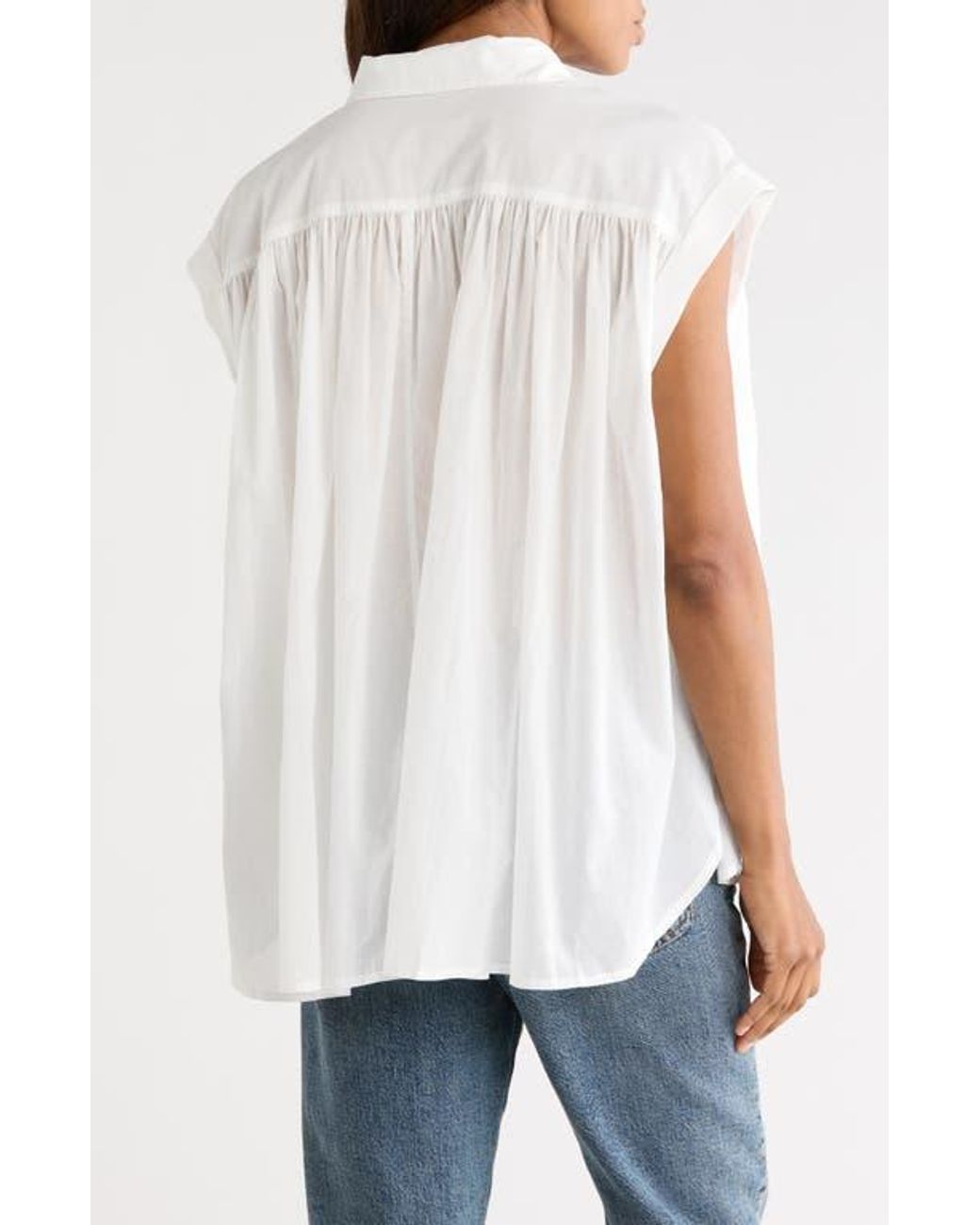 A.L.C. White Nessa Top
