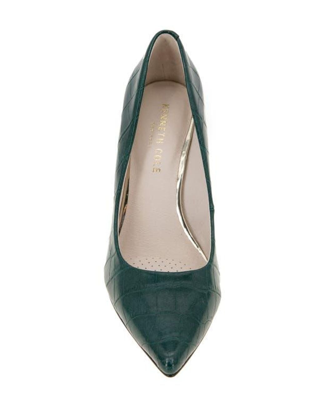 Kenneth Cole Green Aundrea Pointed Toe Pump