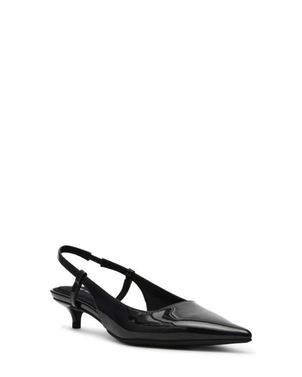 Anne Klein Black Shorty Slingback Pump