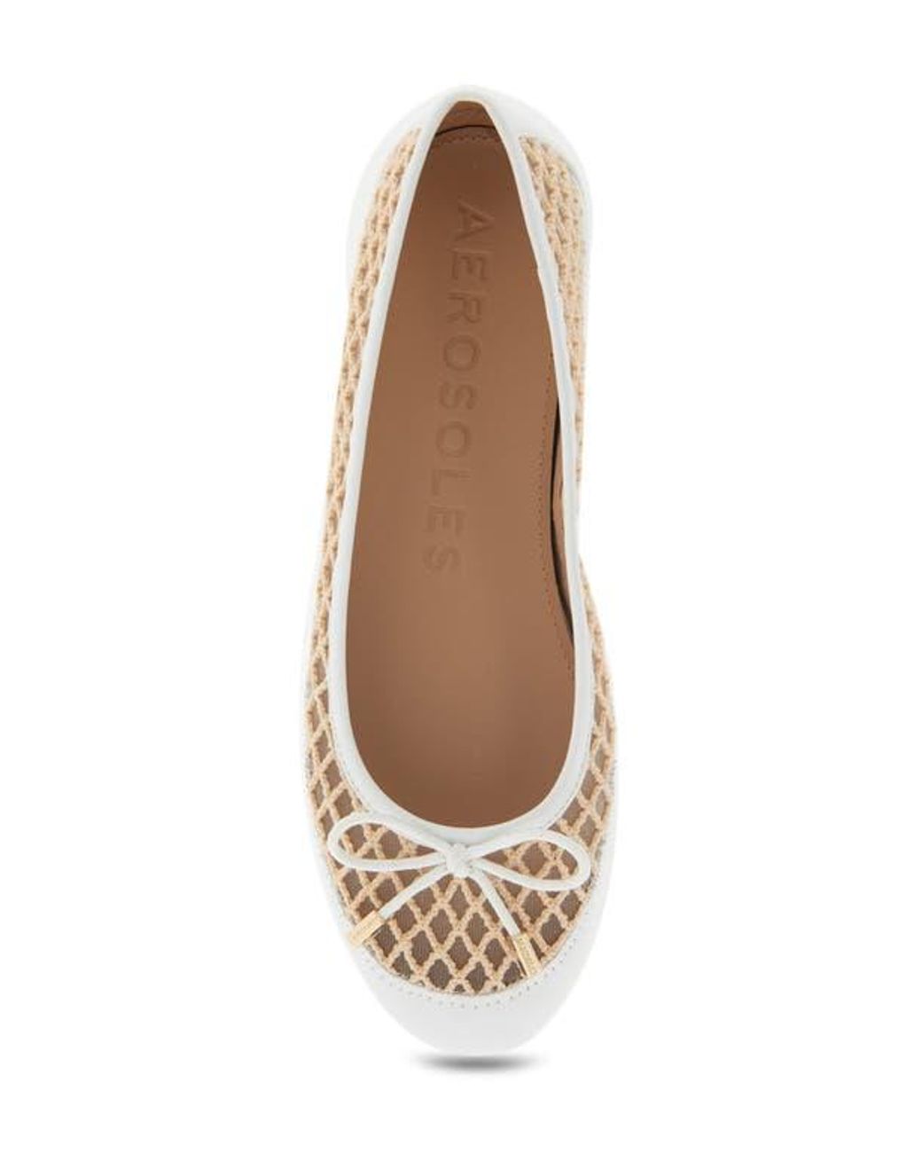 Aerosoles White Palma Flat