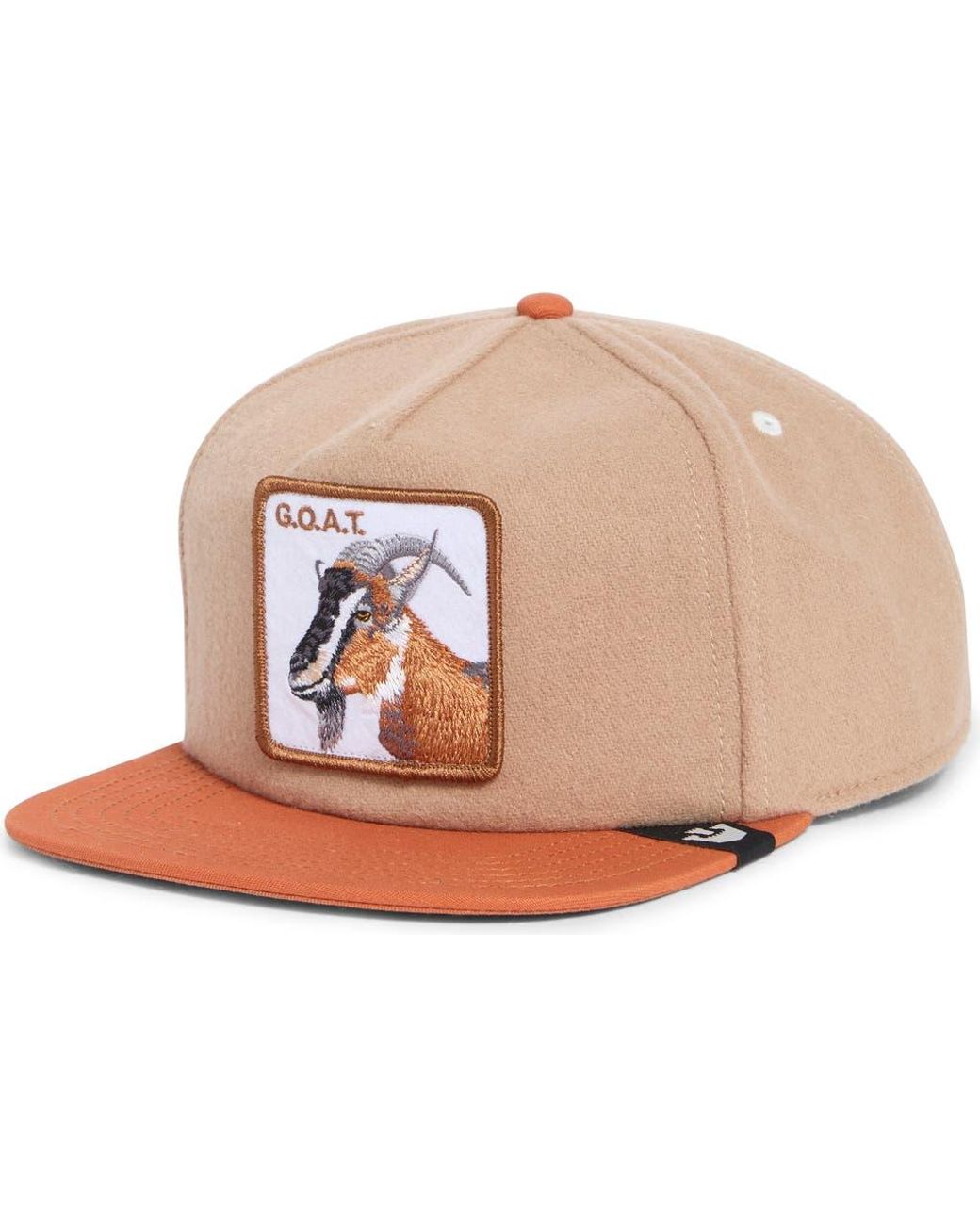 Goorin Bros Brown Alpine Base Goat Patch Baseball Cap for men