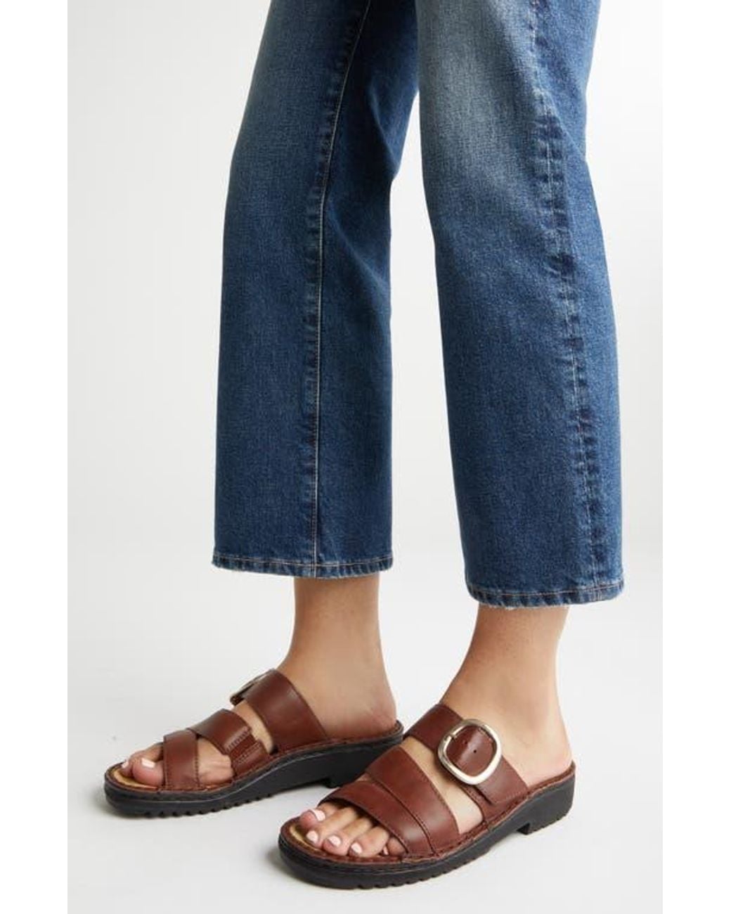 Naot Brown Frey Sandal