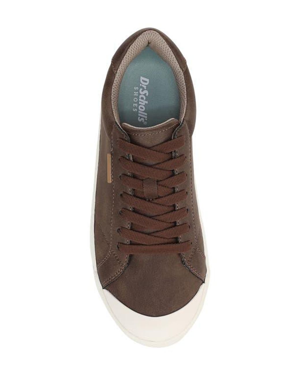 Dr. Scholls Brown Time Off Platform Sneaker