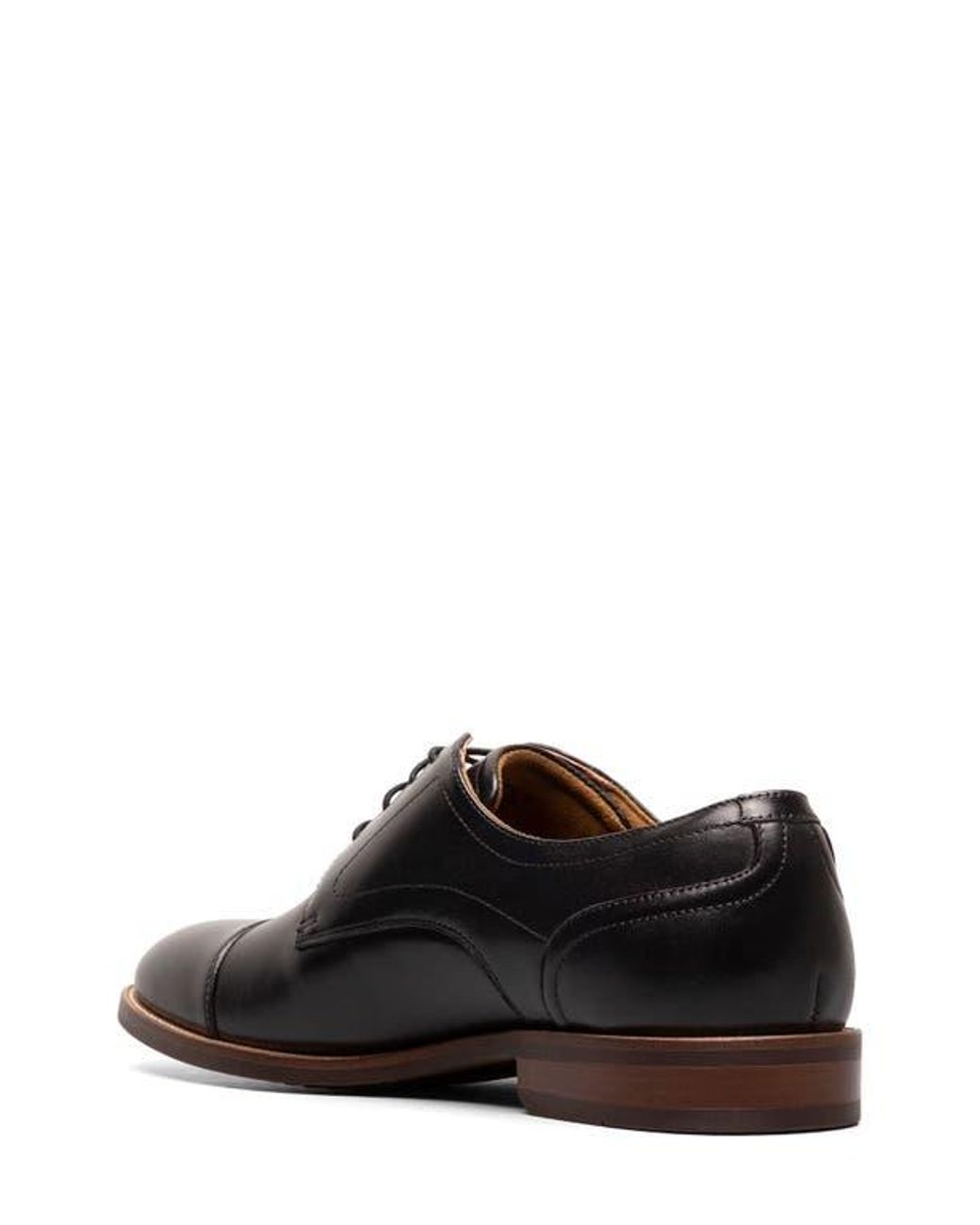 Florsheim Black Ruvo Cap Toe Derby for men
