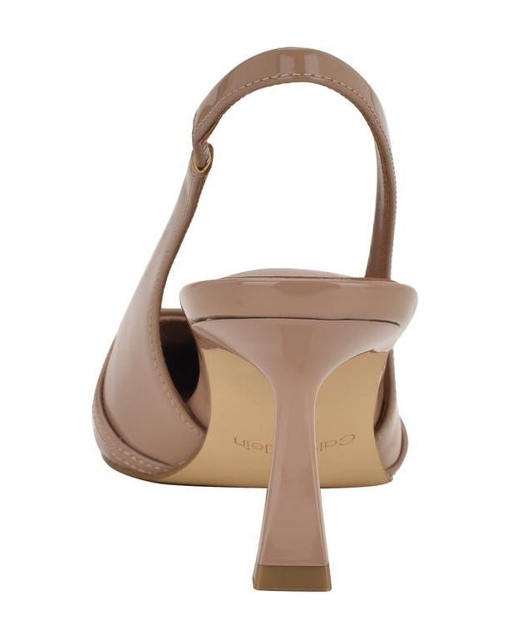 Calvin Klein Brown Tulissa 2 Pointed Toe Slingback Pump