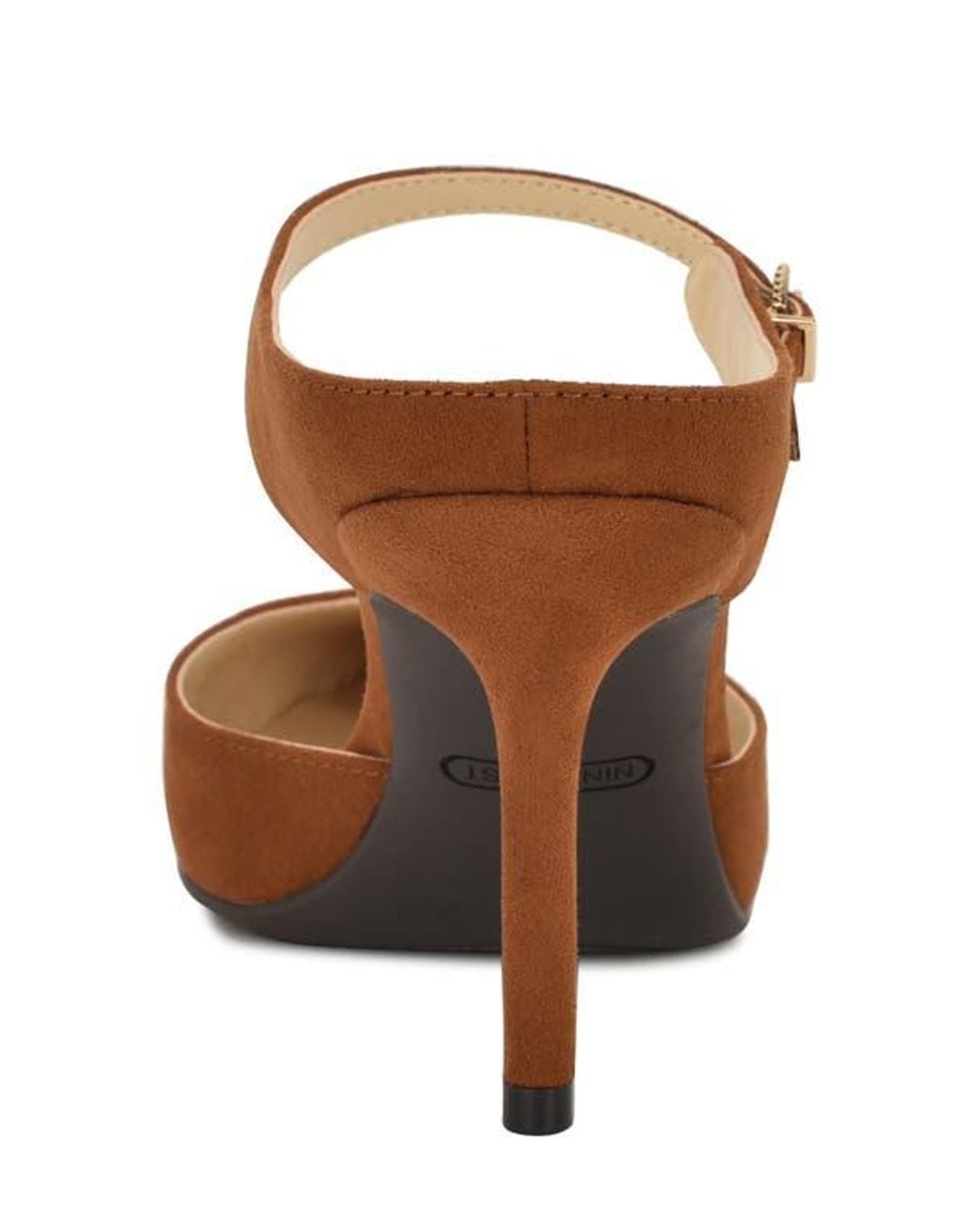 Nine West Brown Dakka Pointed Toe Pump