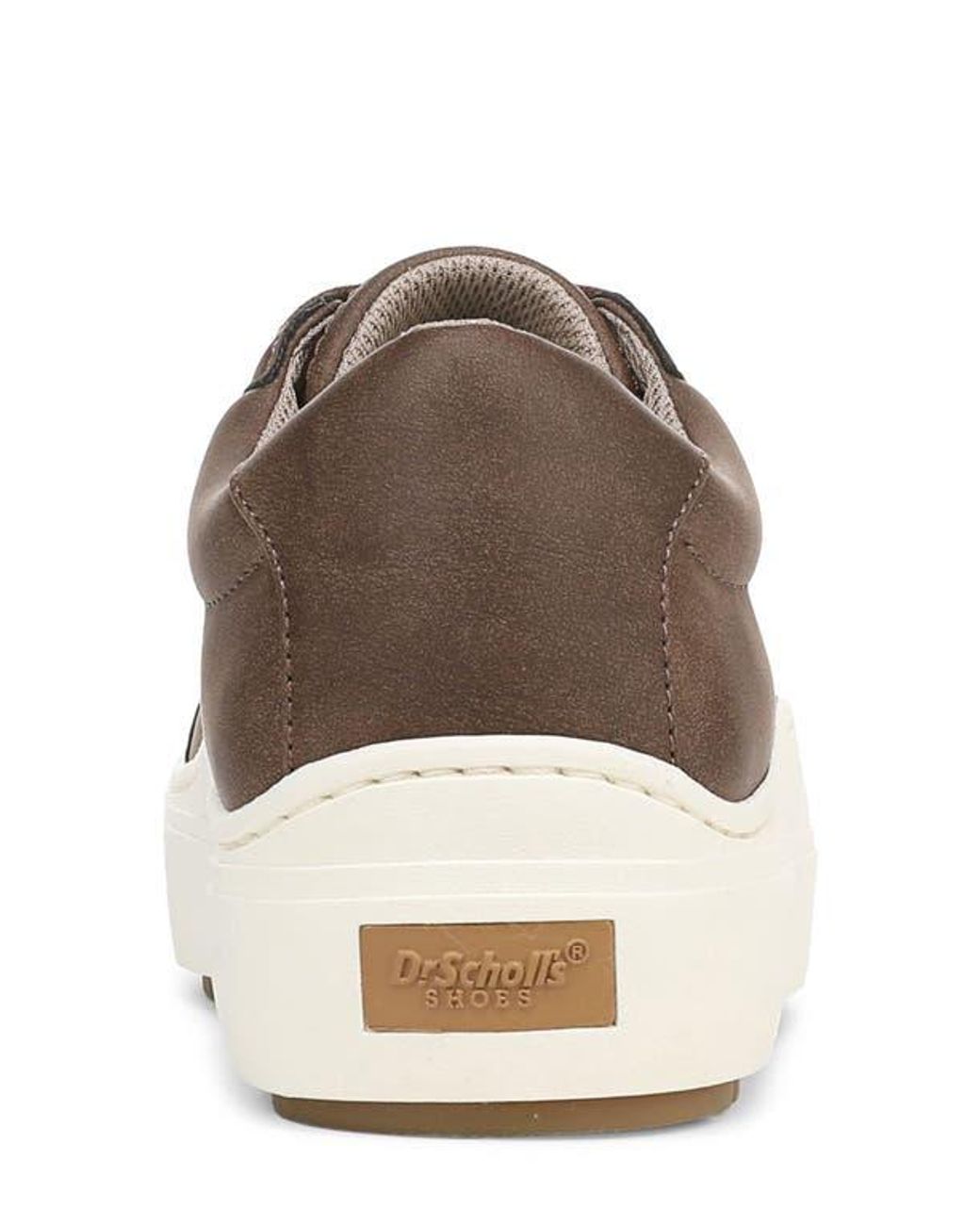 Dr. Scholls Brown Time Off Platform Sneaker