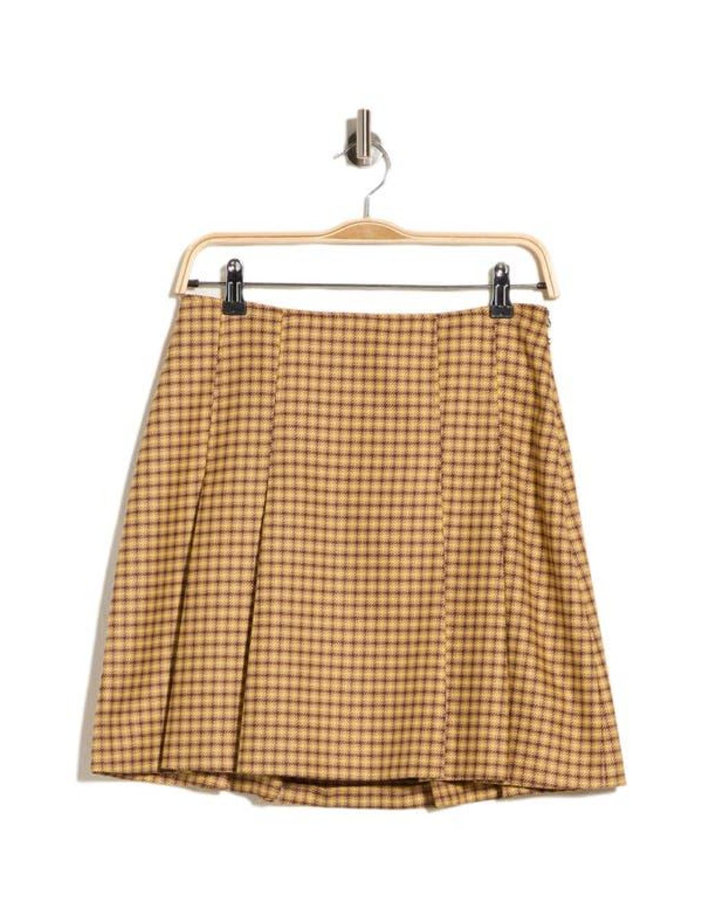 Boss Natural Roballo Pleated Miniskirt