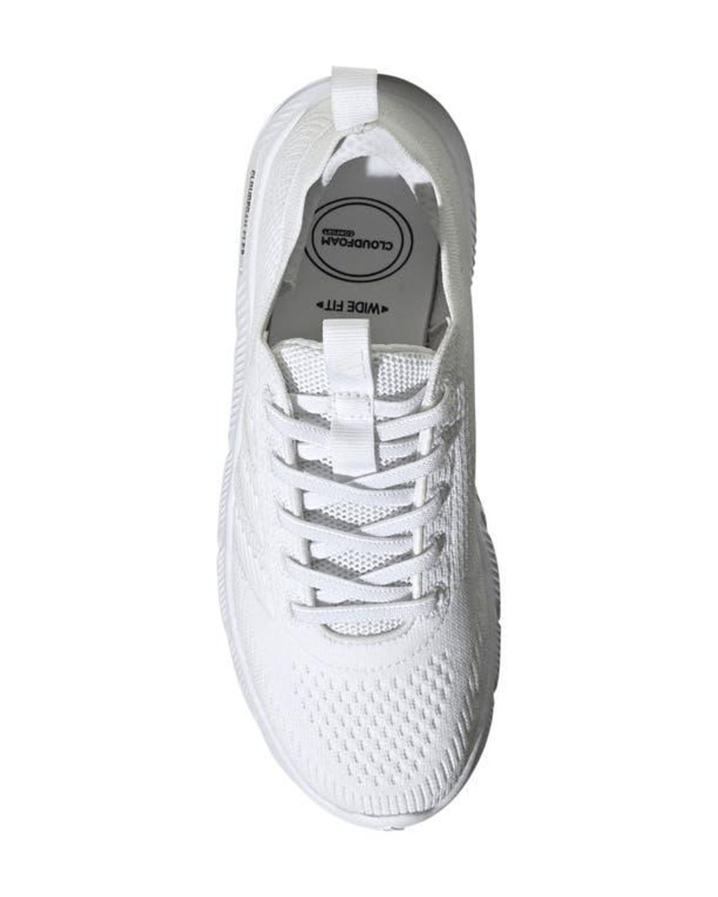 adidas gazelle silver green womens adidas RUNFALCON 3.0 Wide Cloudfoam Running Shoes | White | Men's main image 0