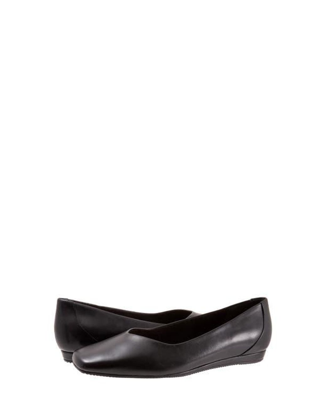 Softwalk® Black Vellore Flat