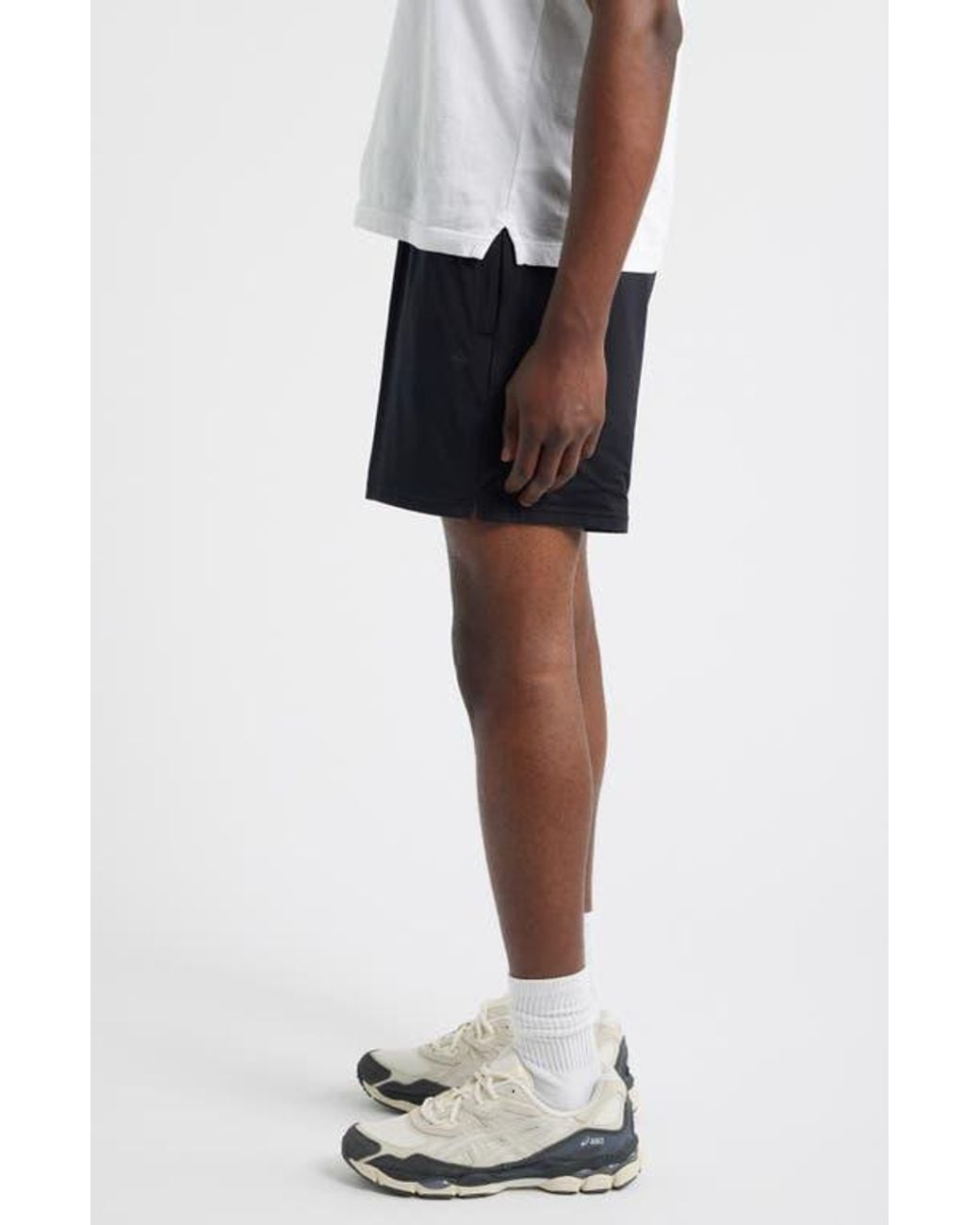 24/7 Black Dna Performance Mesh Shorts for men