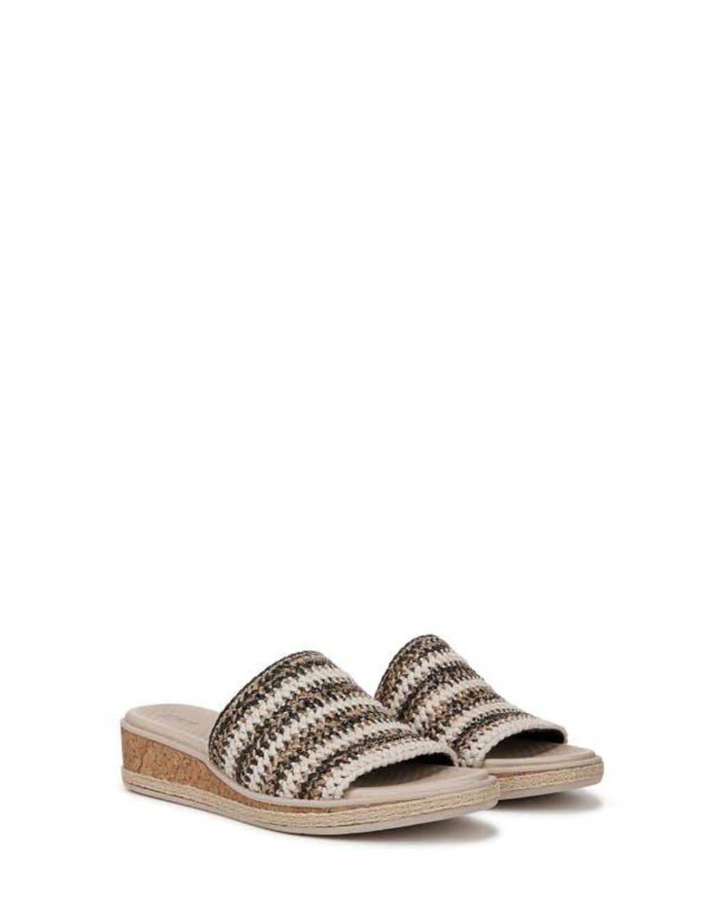LifeStride Black Breezy Slide Sandal