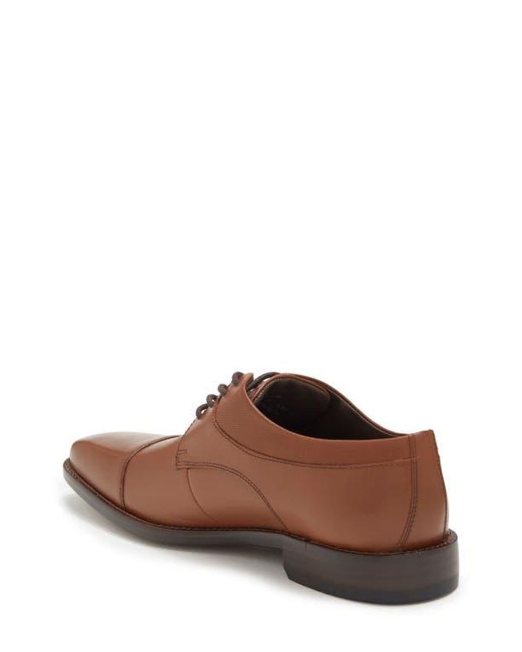 Johnston & Murphy Brown Archer Cap Toe Derby for men