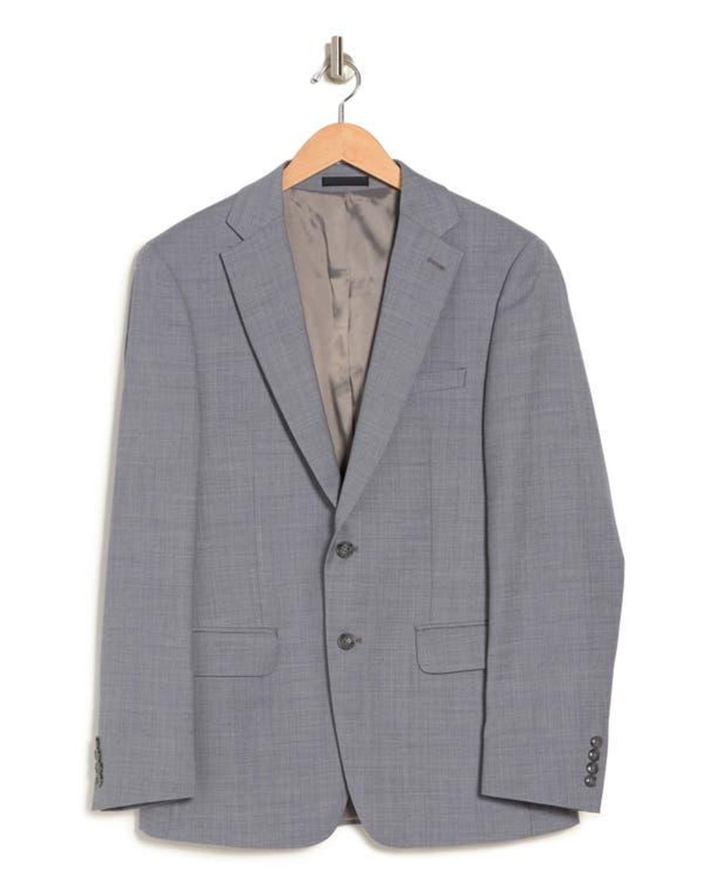 Calvin Klein Gray Medium Slim Stretch Suit Jacket for men