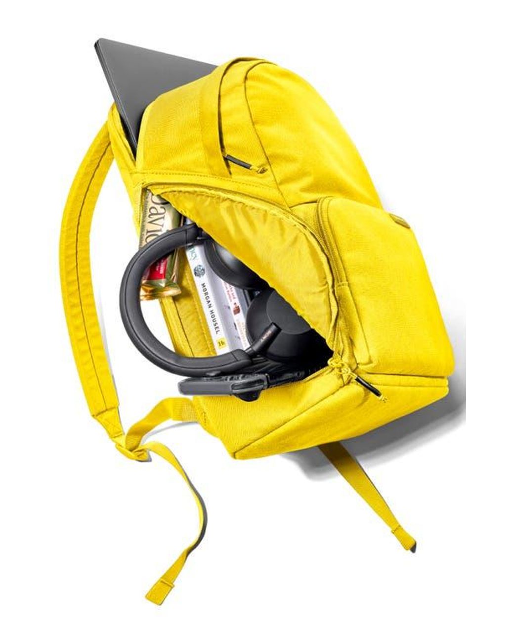 Brevite Yellow The Water Resistant Backpack