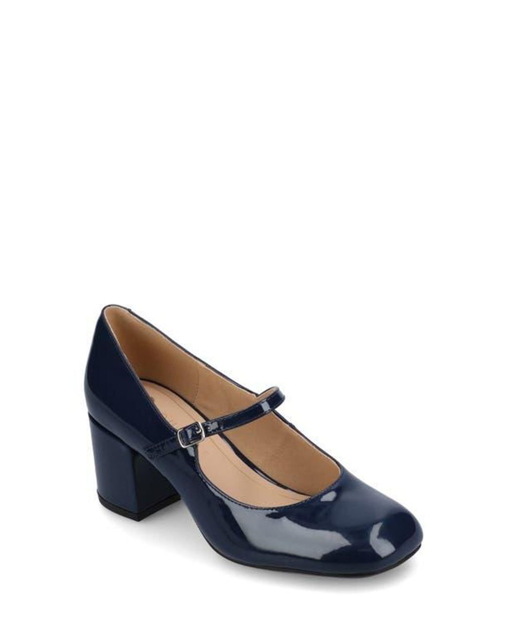 Journee Collection Blue Okenna Pump