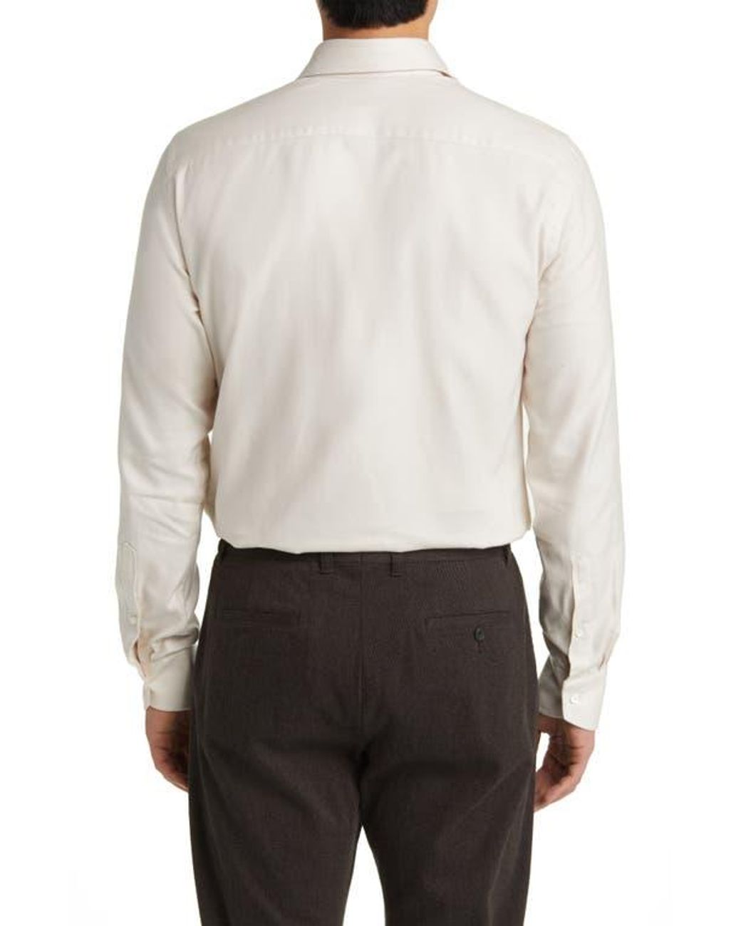 Canali white dress shirt hot sale