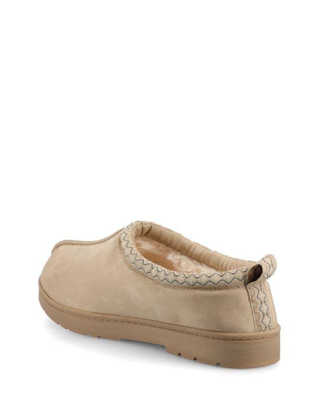 Vance Co. Natural Lance Leather Slipper for men