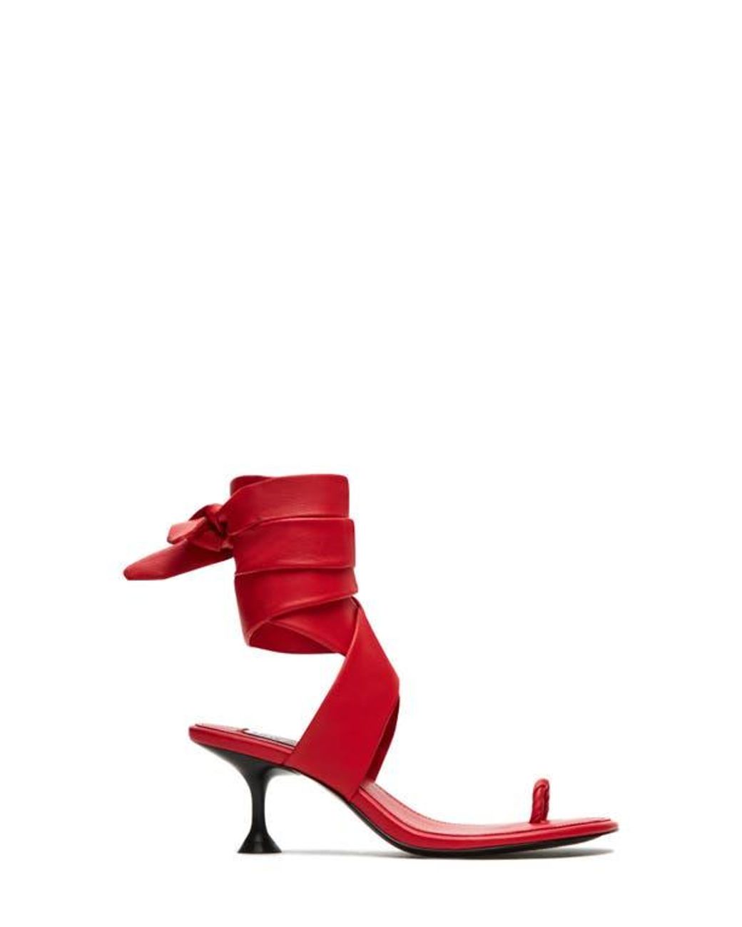 symone leather toe loop ankle wrap dress sandals Symone Leather Toe Loop Ankle Wrap Dress Sandals Steve Madden