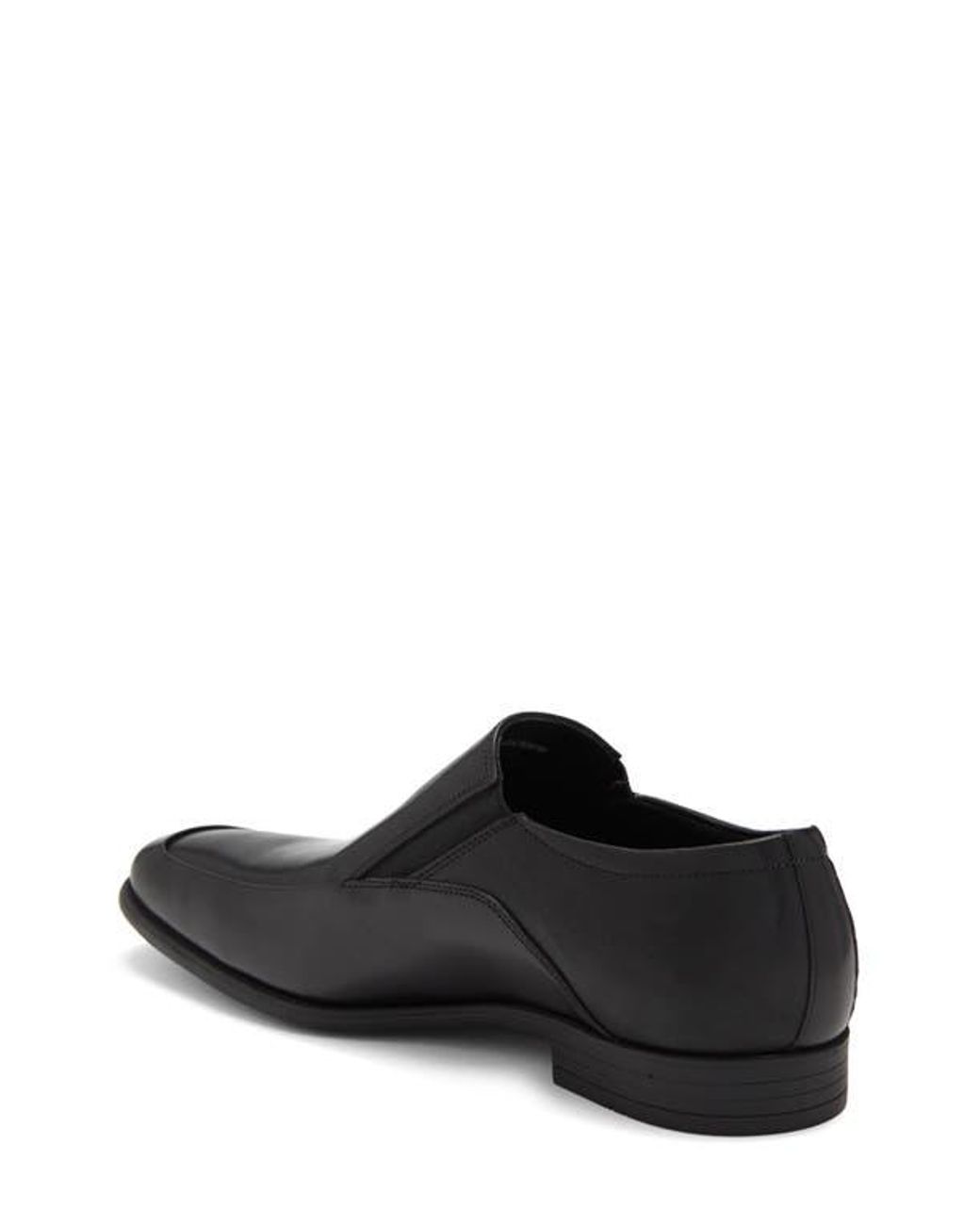 Gordon Rush Black Jackson Slip-On Leather Loafers for men