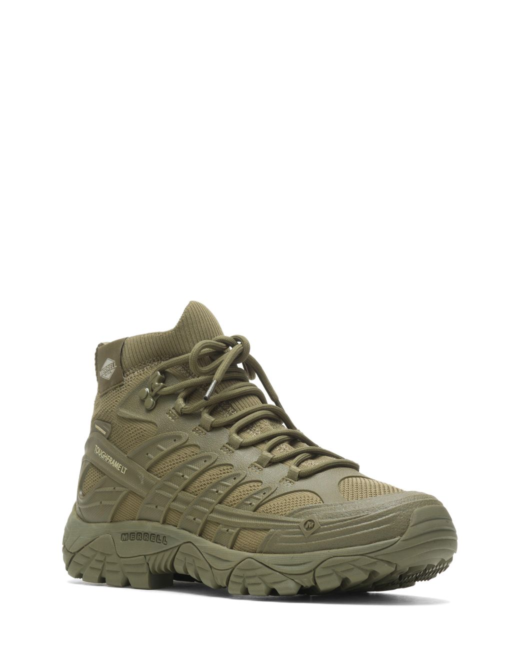 Merrell Moab Velocity Tactical Mid Waterproof Lace-up Hiking Boot in ...